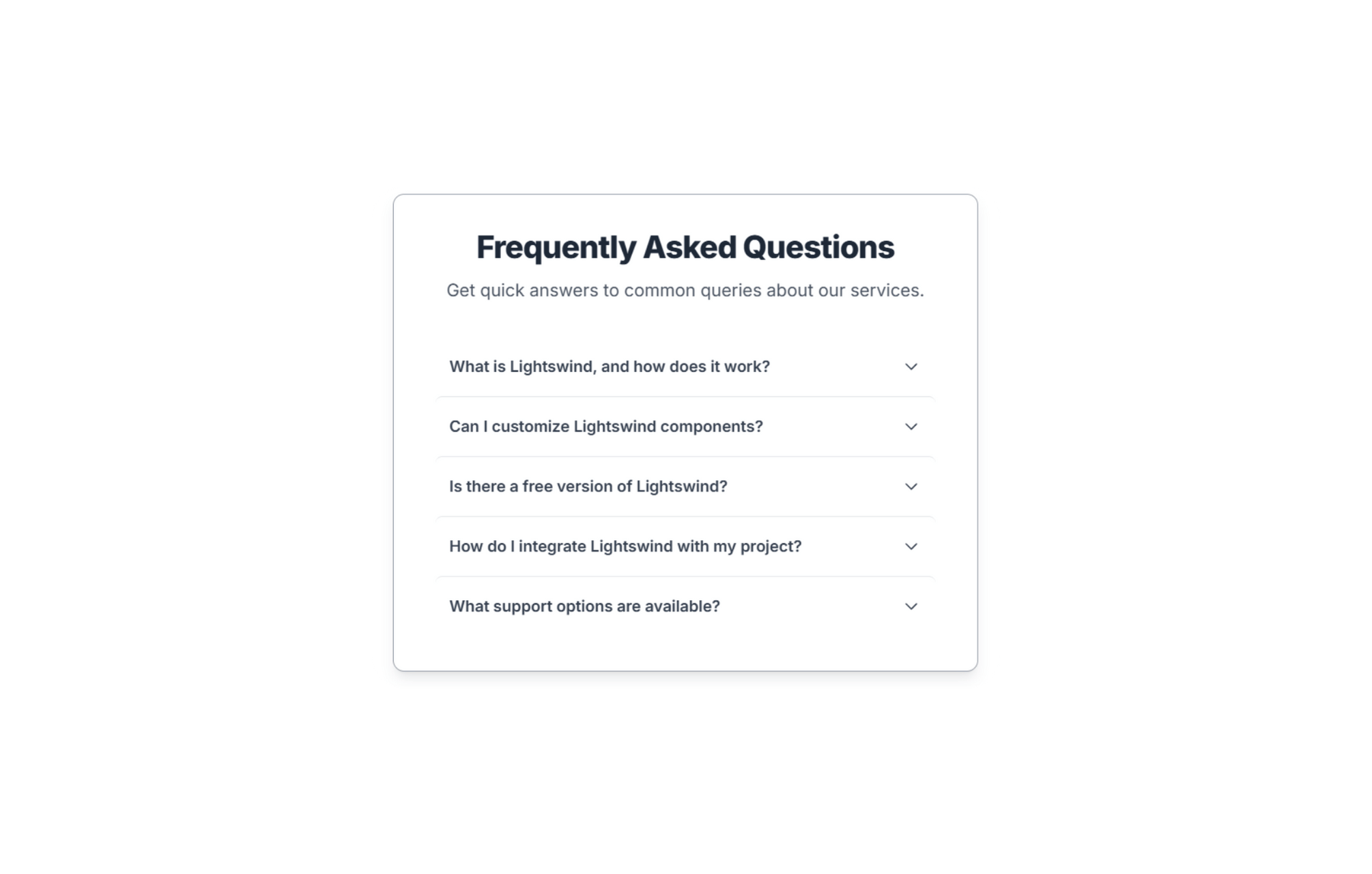 Q&a-section