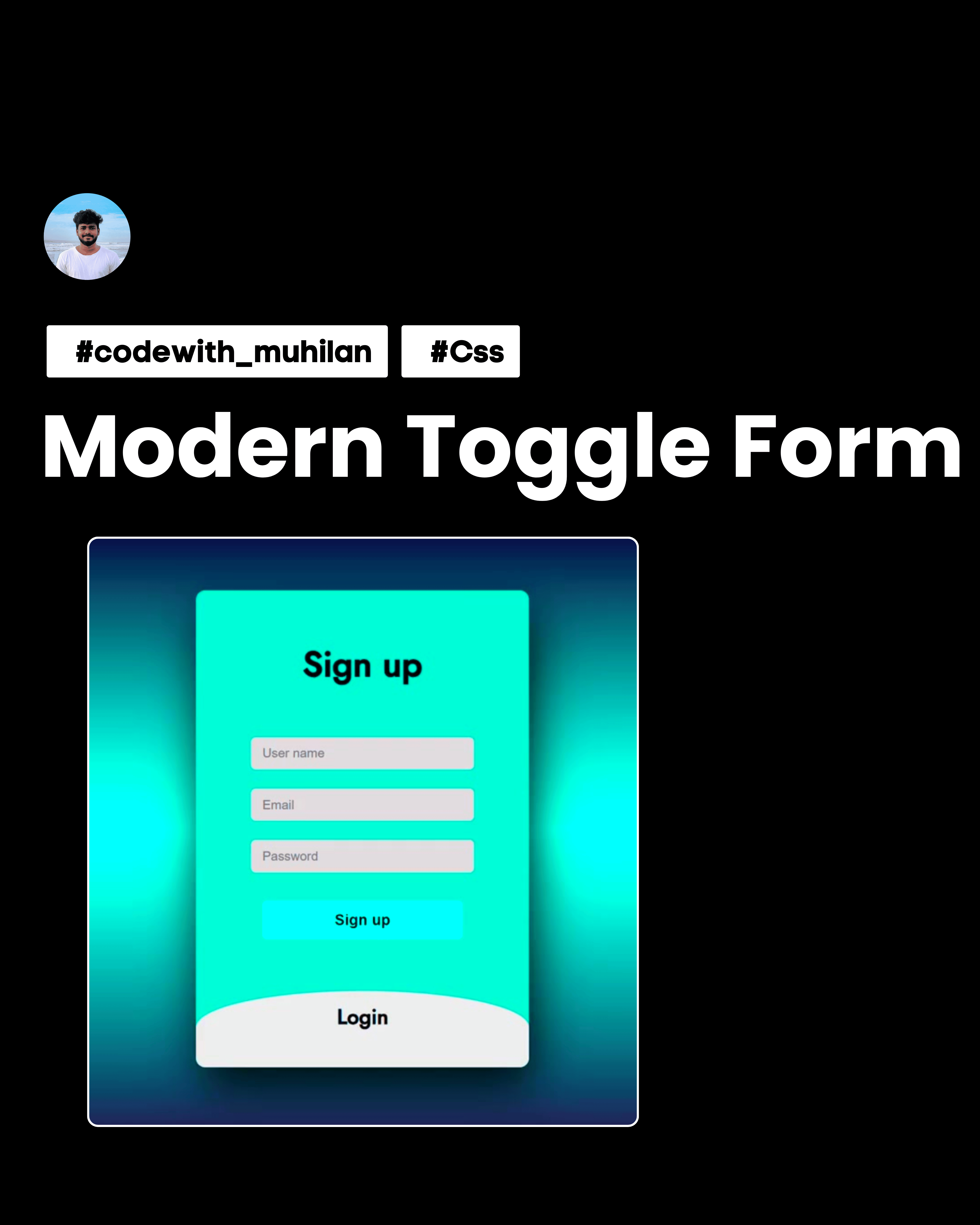 Modern Toggle Form