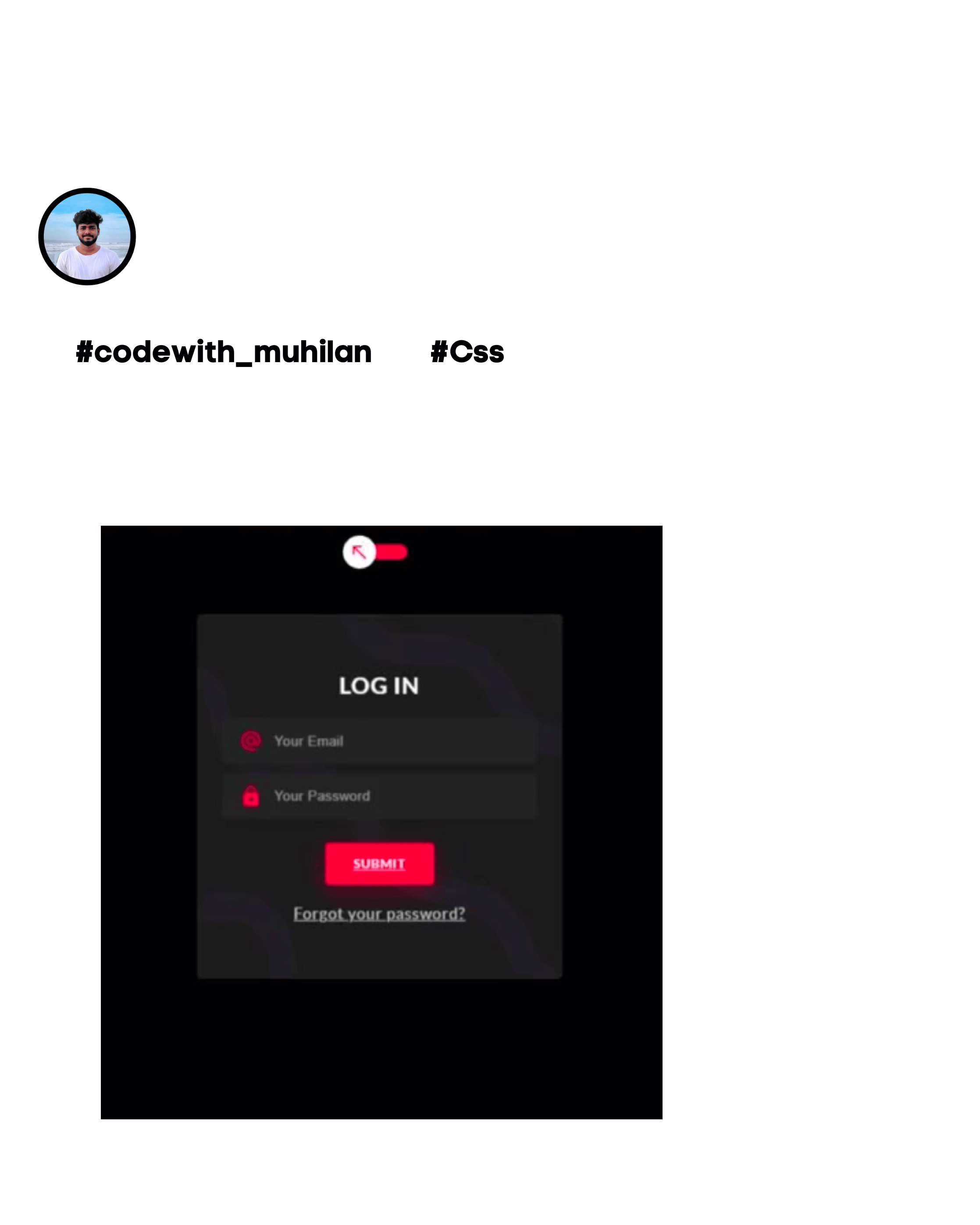 Toggle Theme Form