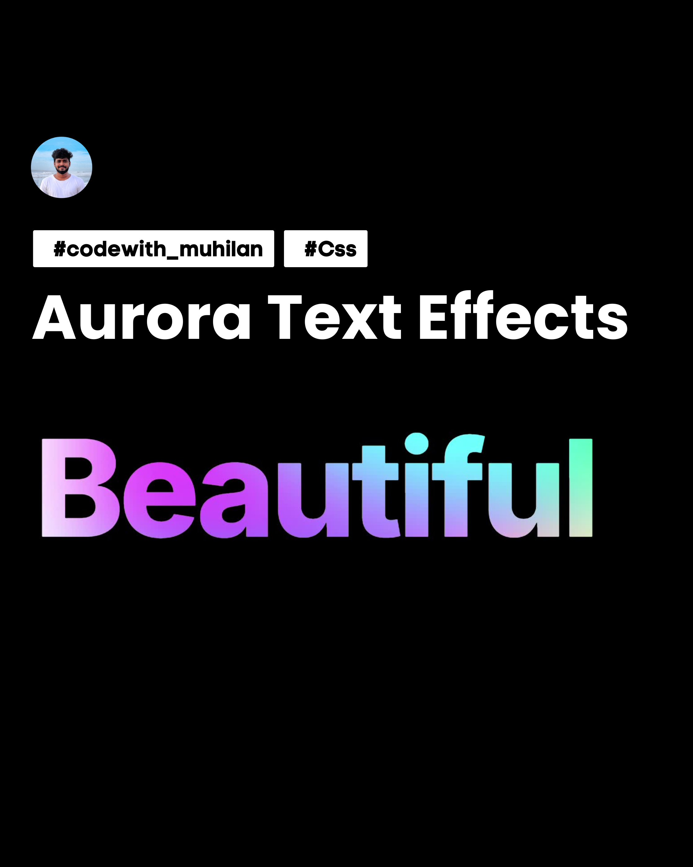 Aurora Gradient Text