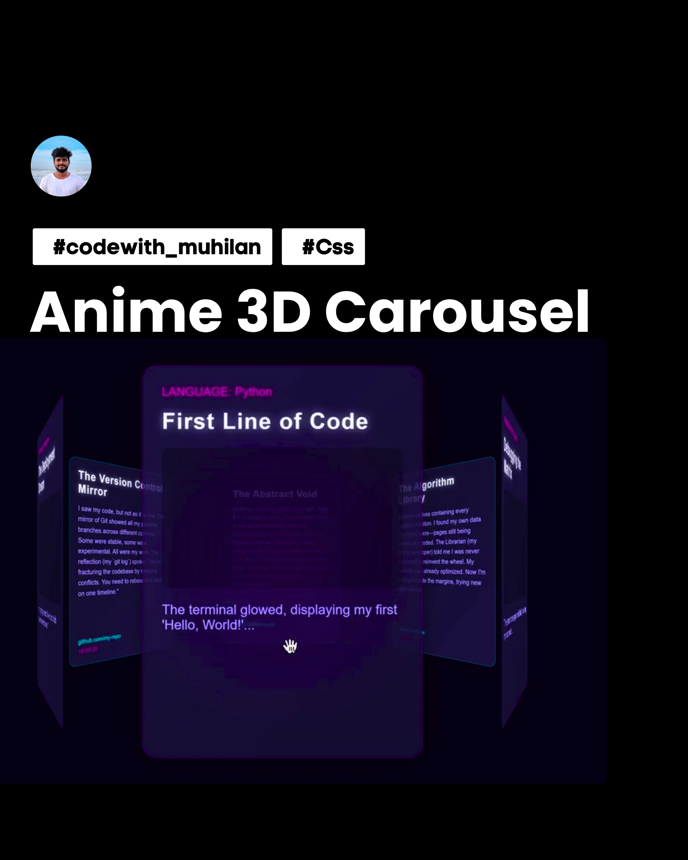 Animated 3D Carousel