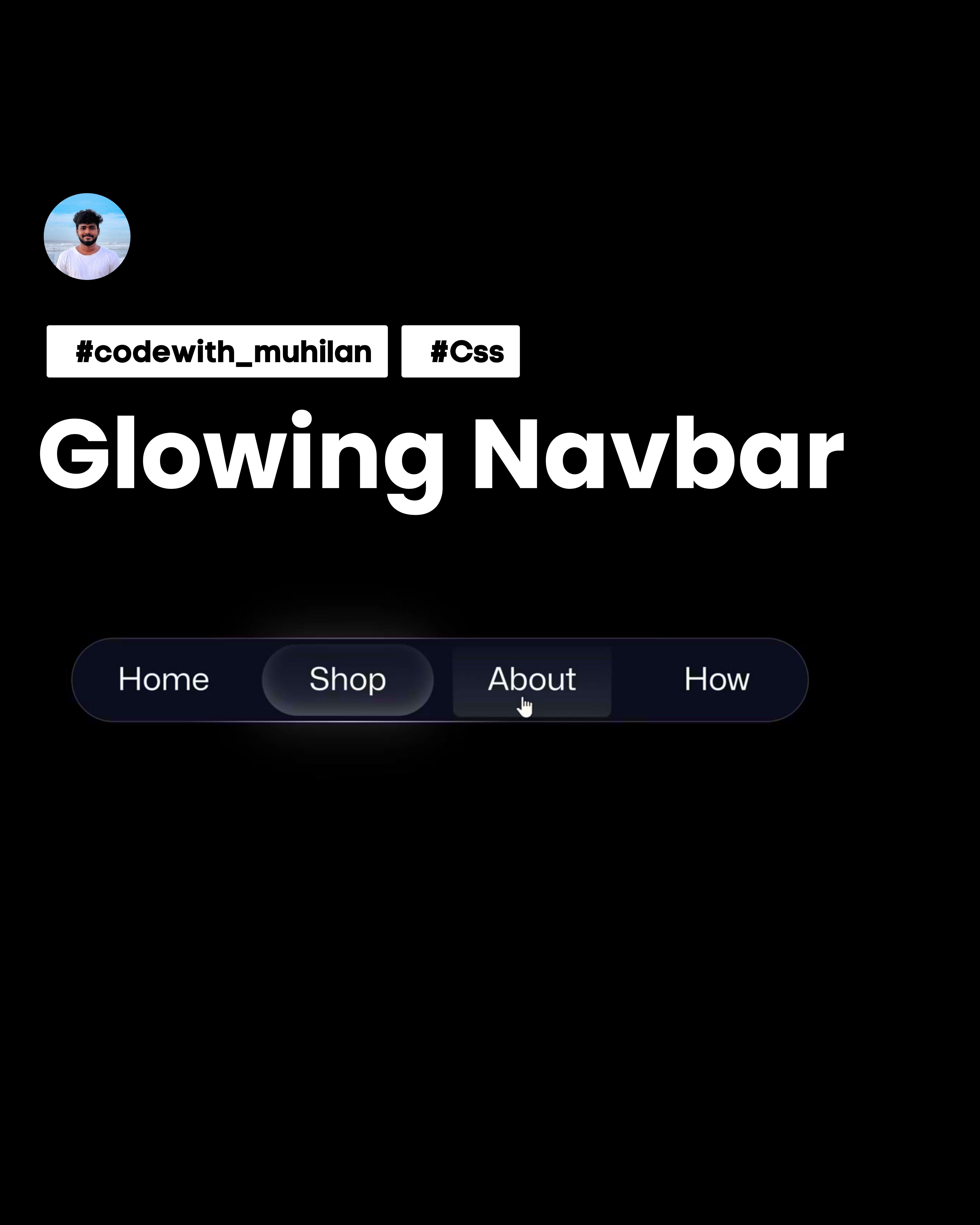 Glowing Navbar (Anime)